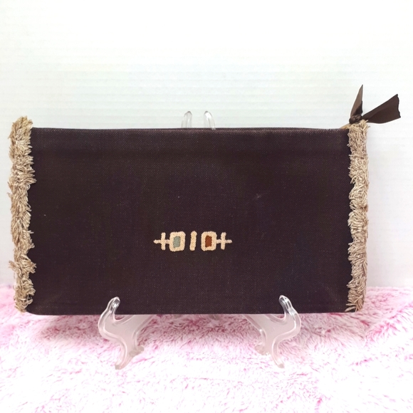 Vintage Tapestry Style Painted Multi-purpose Canvas Pouch - Picture 2 of 3